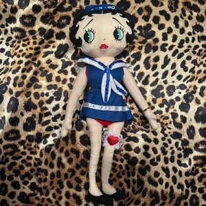 Vintage 90s Betty Boop Plush Doll- Sailor Betty